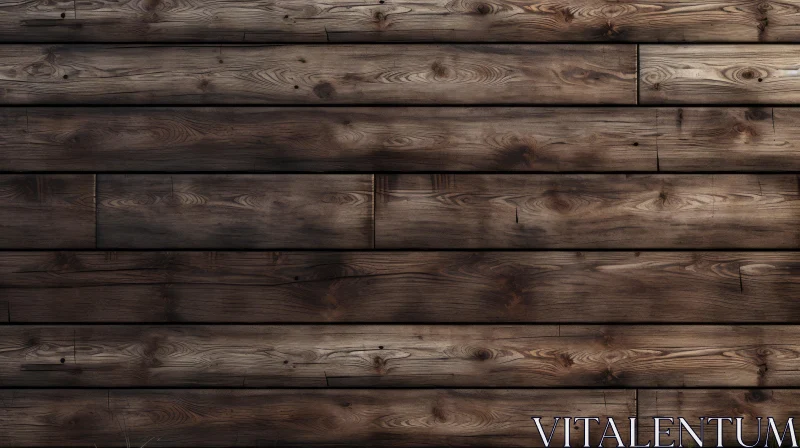 Dark Wooden Wall Planks - Rustic Texture and Character AI Image
