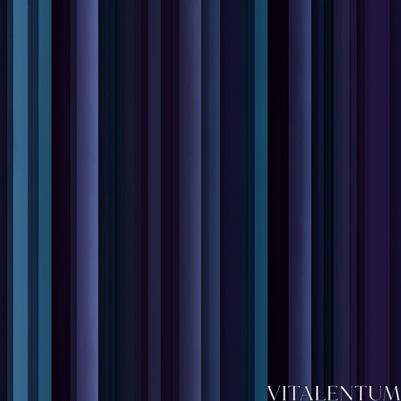 Blue Vertical Stripes Background - Depth and Texture Design AI Image