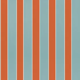 Burnt Orange and Blue Vertical Stripes Pattern