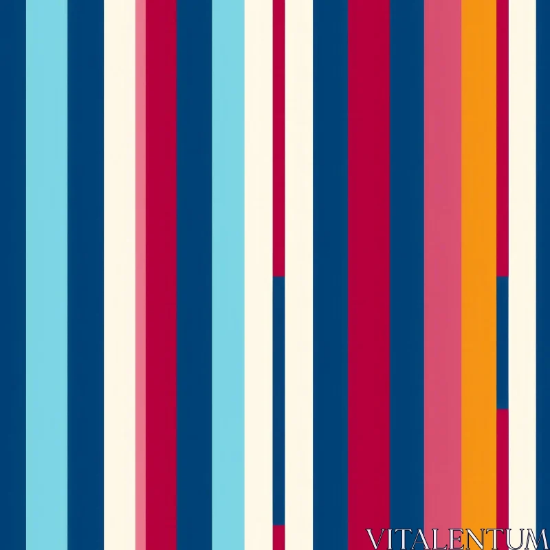 Colorful Vertical Stripes Pattern for Backgrounds AI Image