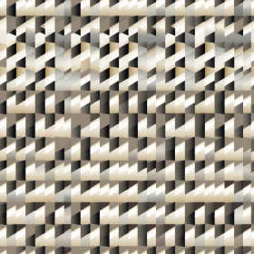 Intriguing Geometric Pattern with Optical Illusion