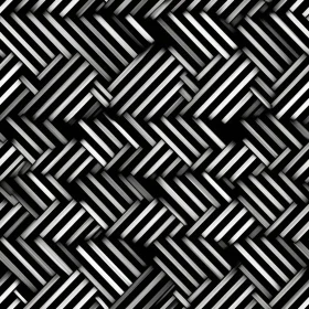 Geometric Black and White Seamless Pattern