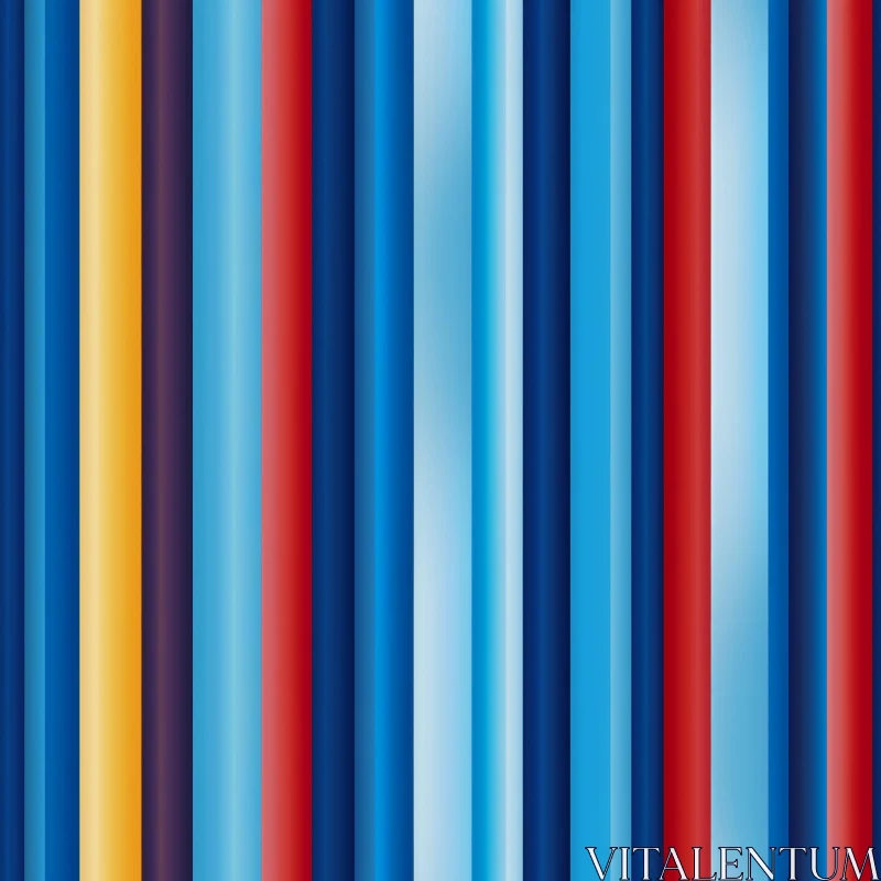 Colorful Vertical Stripes Pattern for Web Backgrounds and Fabric Prints AI Image