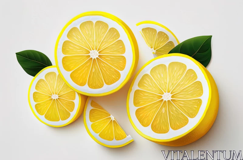 AI ART Captivating Lemon Slices: A Pop Art Masterpiece