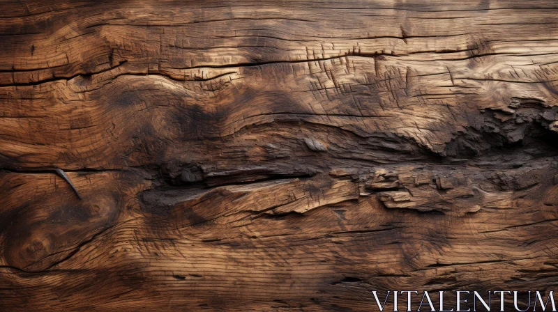 Dark Wooden Surface Texture for Design Projects AI Image