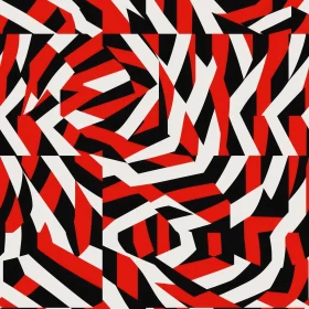 Dynamic Geometric Stripes Artwork