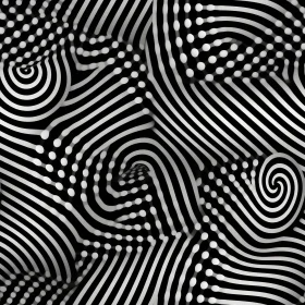 Fluid Monochrome Abstract Background
