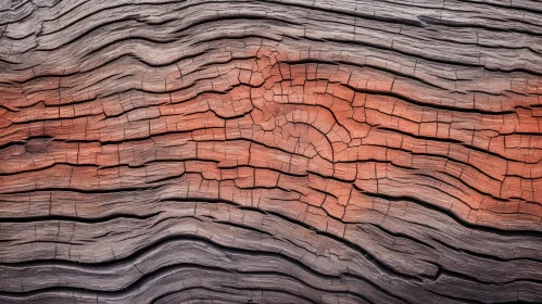 Rustic Tree Trunk Texture Close-Up