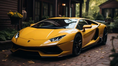 Yellow Lamborghini Aventador SVJ - Stylish and Powerful