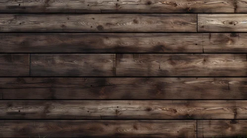 Dark Wooden Wall Planks - Rustic Texture and Character