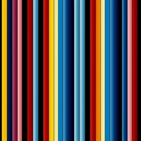 Colorful Vertical Stripes Pattern on Black Background