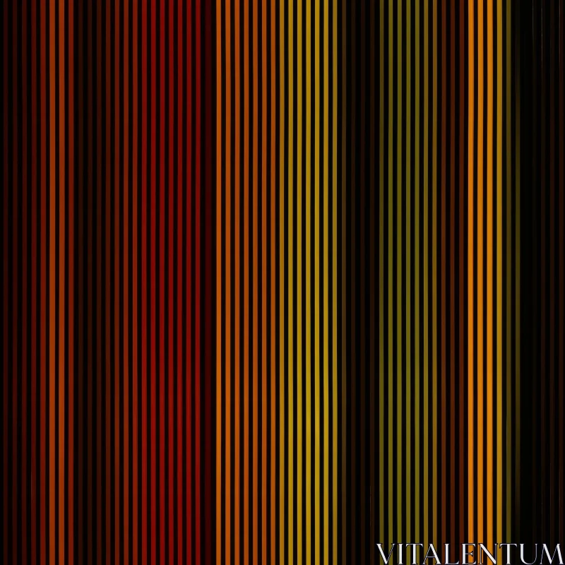 AI ART Cozy Vertical Stripes Pattern in Warm Tones