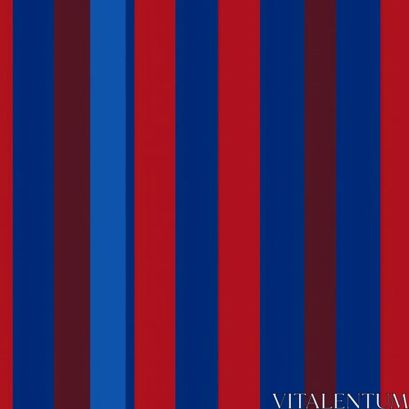 AI ART FC Barcelona Flag Colors Striped Pattern