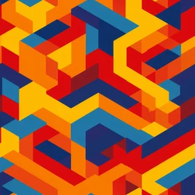 Colorful Abstract Geometric Pattern Design