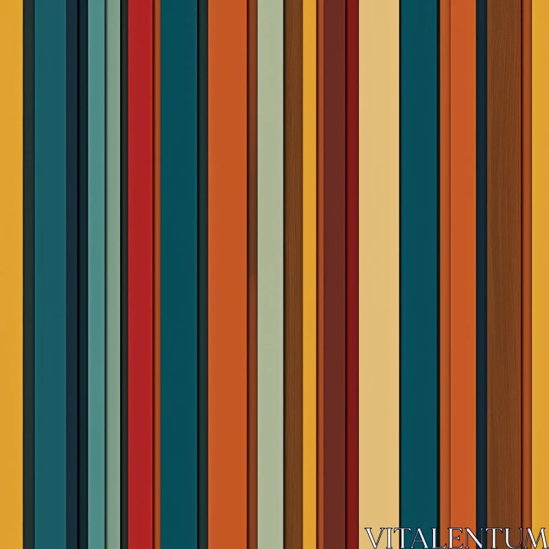 Colorful Vertical Stripes Background - Depth and Texture AI Image