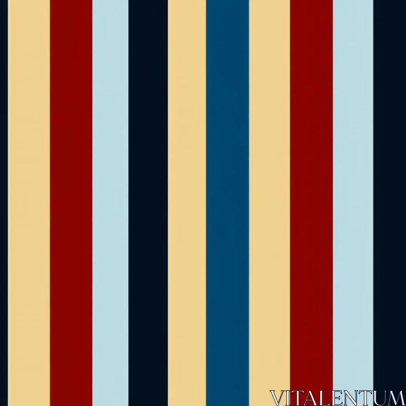 Colorful Vertical Stripes Pattern for Websites and Fabric AI Image