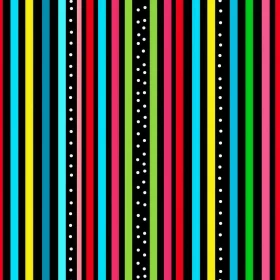 Colorful Vertical Stripes Pattern on Black Background
