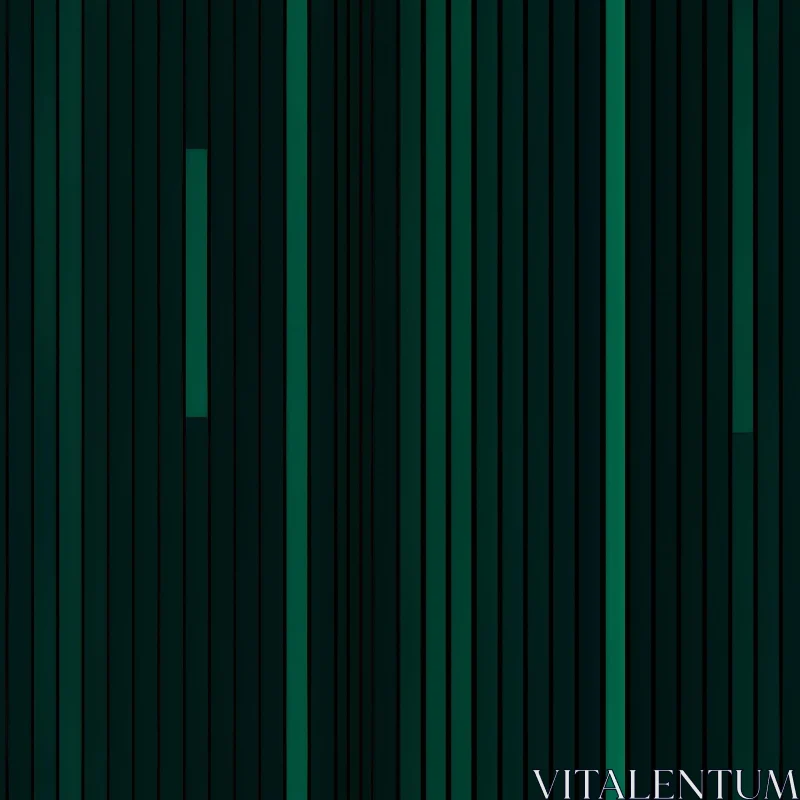 Dark Green Vertical Stripes Background AI Image