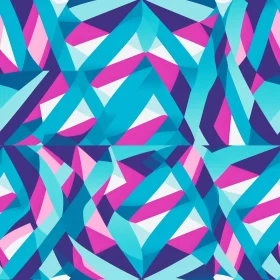 Modern Blue and Purple Geometric Pattern