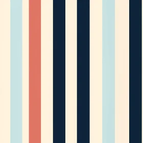 Pastel Vertical Stripes Pattern - Colorful Repetition Design