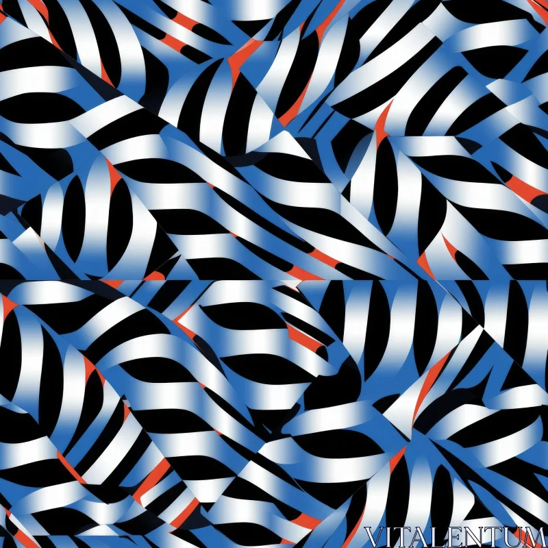 Colorful Geometric Pattern: Shapes in Motion AI Image