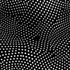 Halftone Black and White Grid Pattern