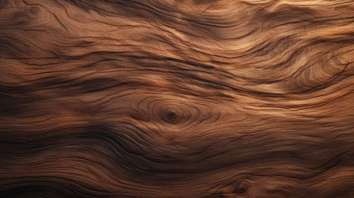 Rich Dark Brown Wood Texture - Close-up Detail