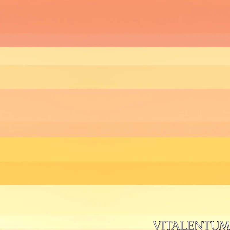 Warm Color Horizontal Stripes Pattern AI Image