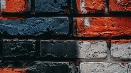 Colorful Brick Wall | Street Art Close-up
