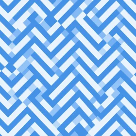 Blue and White Geometric Pattern - Seamless Design for Background