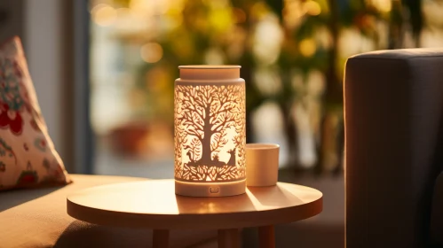 Ceramic Aroma Lamp - Home Decor Lighting