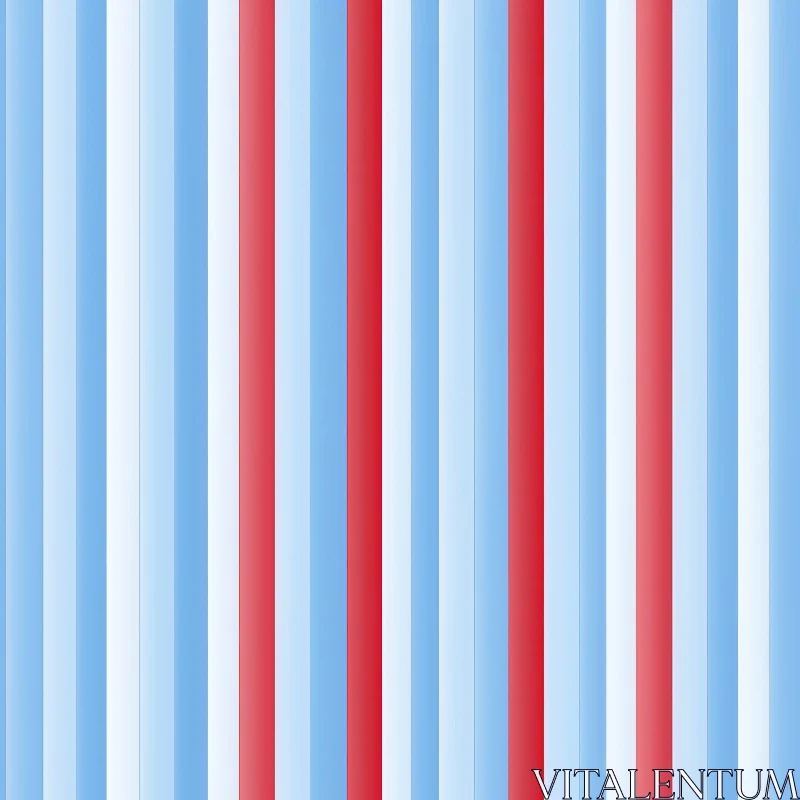 Modern Vertical Stripes Pattern in Red, White, and Blue