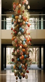 Colorful Hanging Ornaments: A Joyful Celebration of Nature