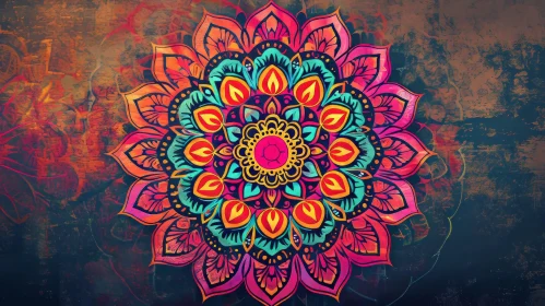 Symmetrical Mandala Digital Painting | Intricate Patterns | Harmony and Balance