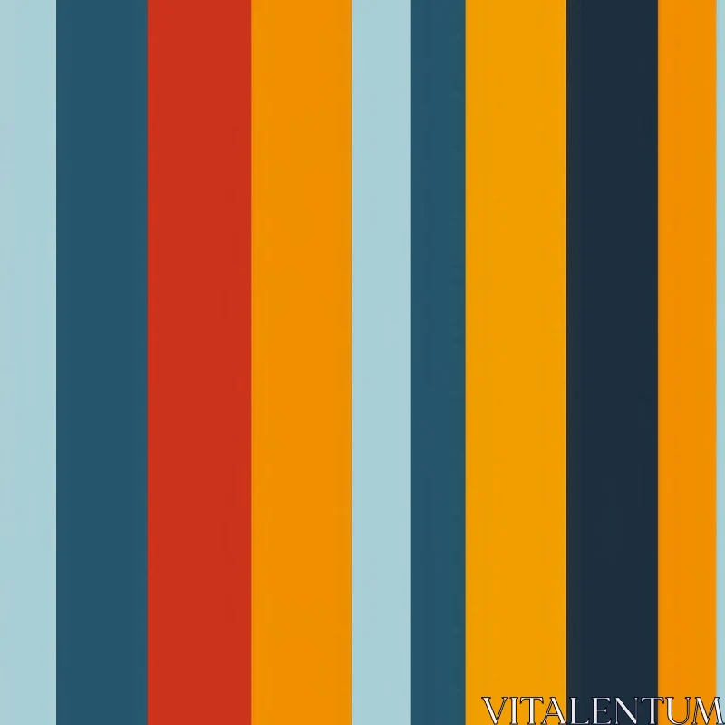 Colorful Vertical Stripes Pattern for Backgrounds and Design AI Image