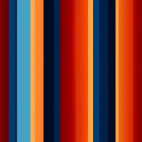 Energetic Vertical Stripes Pattern in Blue, Orange, Red