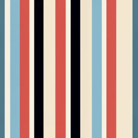 Retro Vertical Stripes Pattern for Home Decor