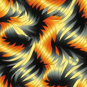 Reflective Organic Shapes Pattern