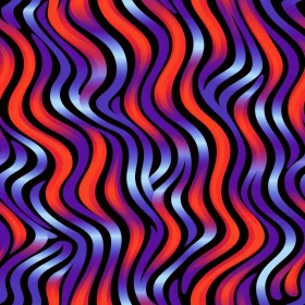 Red, Blue & Purple Gradient Waves Pattern