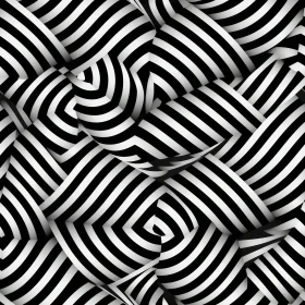 Monochrome Geometric Pattern Vector Illustration