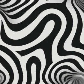 Monochrome Stripes Artwork