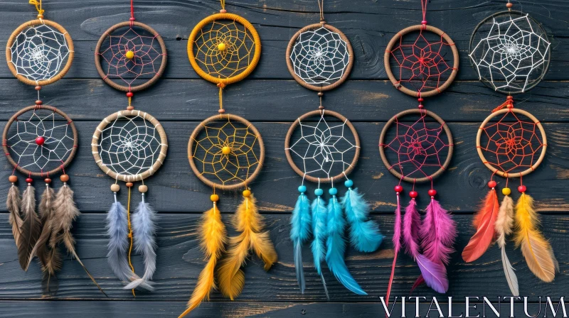 Exquisite Handmade Dreamcatchers | Intricate Patterns & Vibrant Colors AI Image