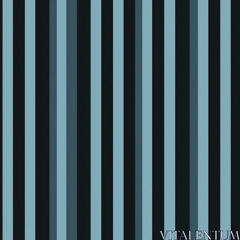 Blue Vertical Stripes Pattern for Design Projects AI Image