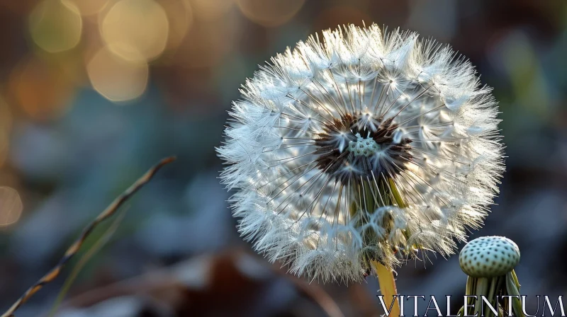 Close-Up of Dandelion Flower | Beautiful Nature Photography AI Image