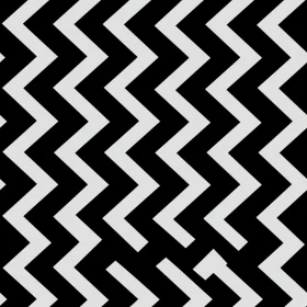 Simple Black and White Zigzag Pattern | Geometric Vector Design
