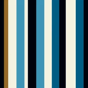 Striped Pattern in Brown, Off-White, Blue, Black