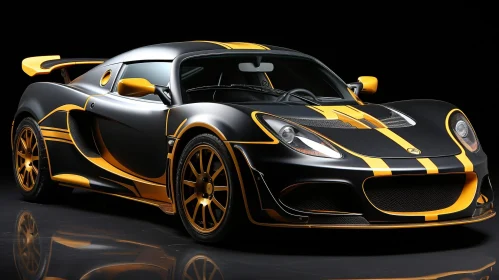 Sleek Lotus Evora S Sports Car Studio Photoshoot