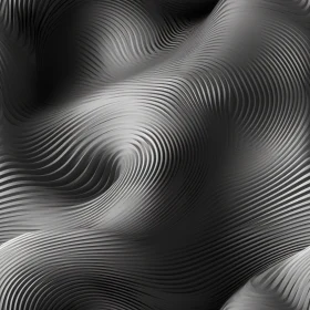 Black and White Abstract Wavy Pattern Background