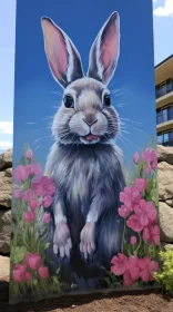'Dear Bunny' - A Captivating Mural Showcasing Nature's Playfulness