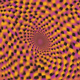 Hypnotic Spiral Optical Illusion